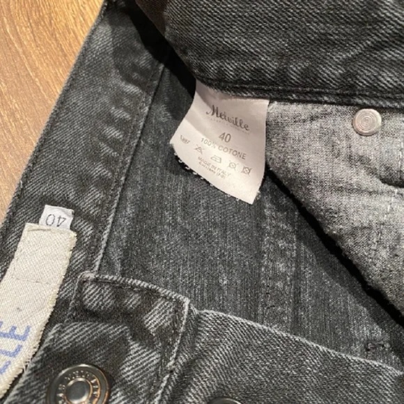 BRANDY MELVILLE Women's Distressed Denim High-Waist Shorts in Black│Size US 4 - Picture 10 of 14